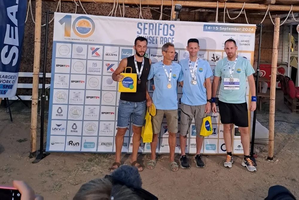 Το Serifos Sunset Race 2024 με άρωμα γυναίκας runbeat.gr